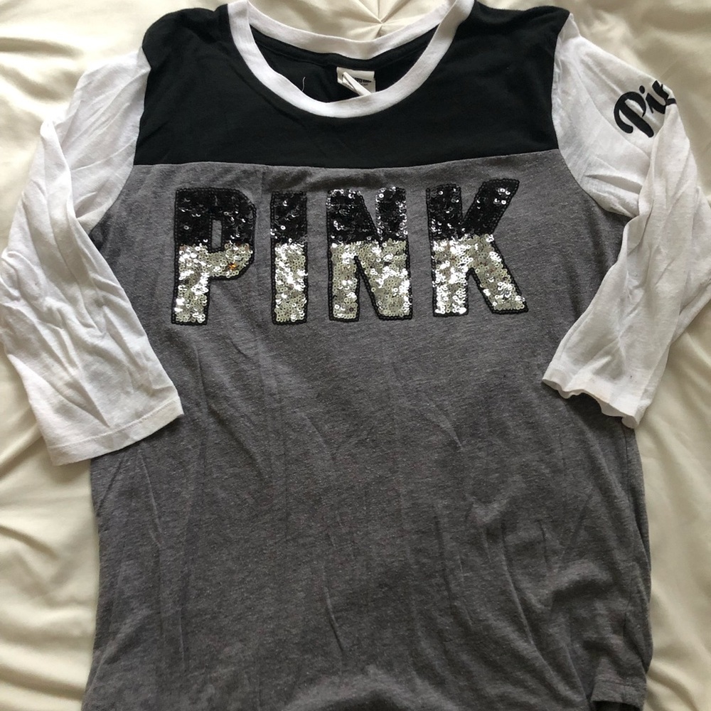 PINK Baseball Tee ✨